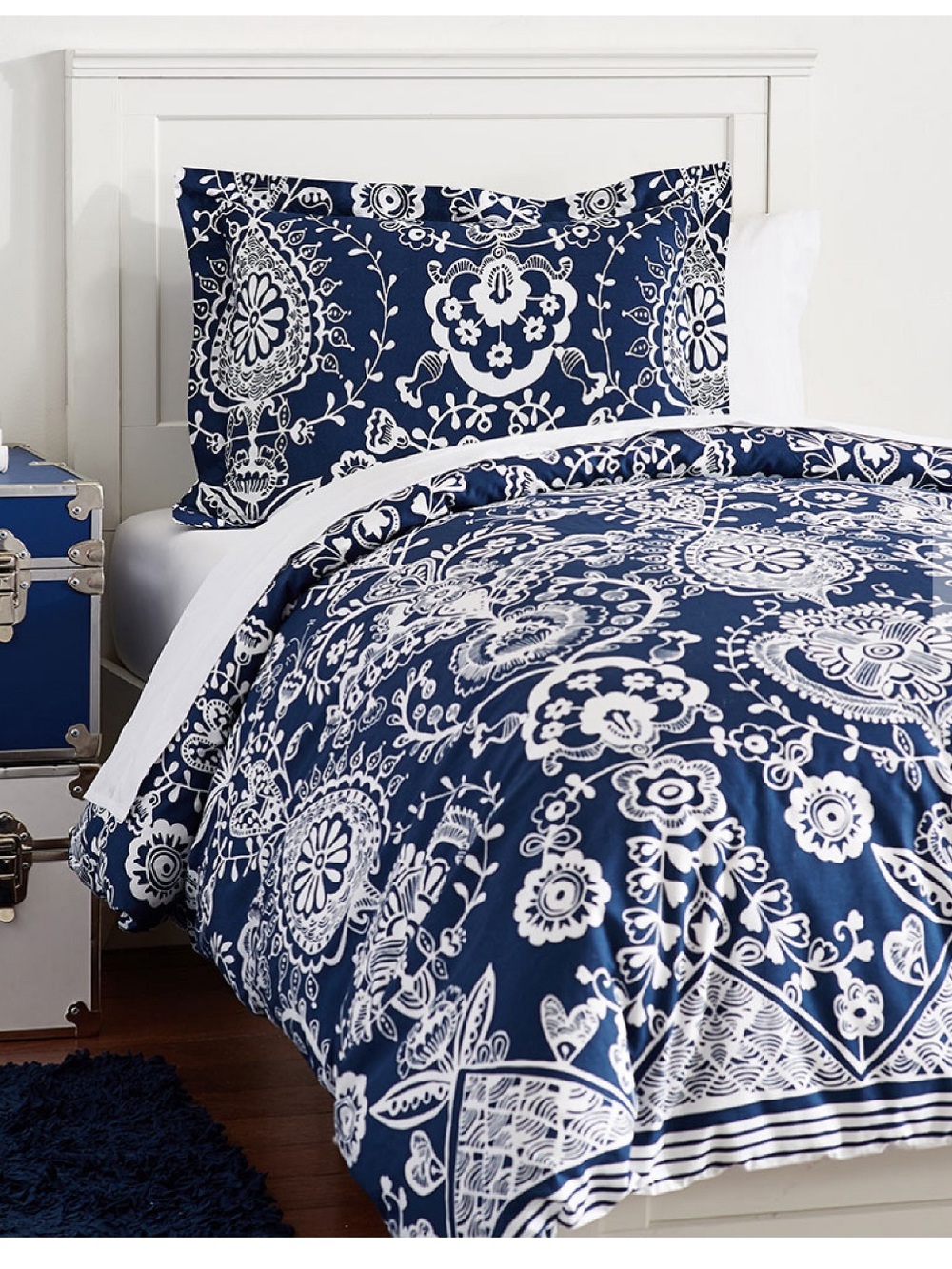 Pottery Barn Dorm Pottery Barn Natalia Duvet Cover Size Twin 100% Cotton